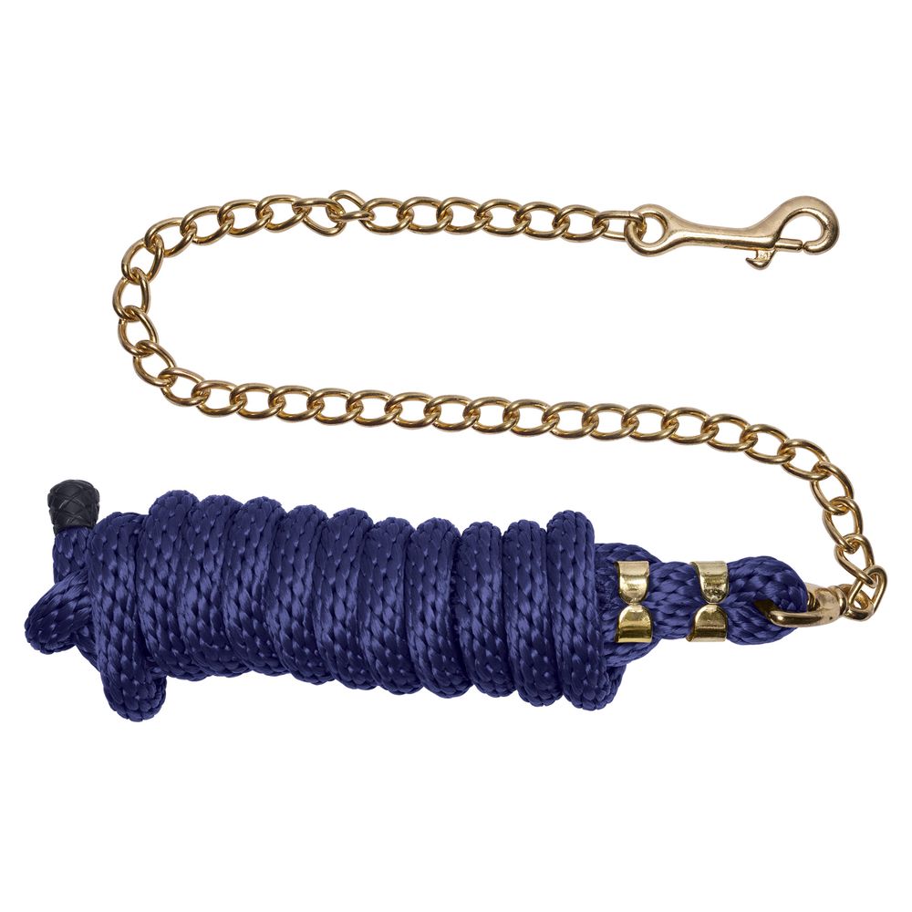 Schneiders® 10' Nylon Lead Rope with Brass Plated Chain