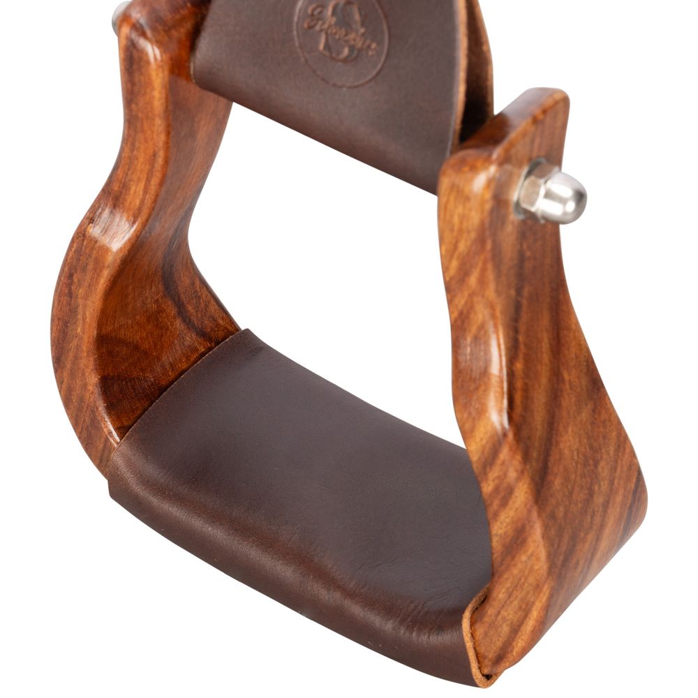 Schneiders® Angled Offset Wooden Stirrups