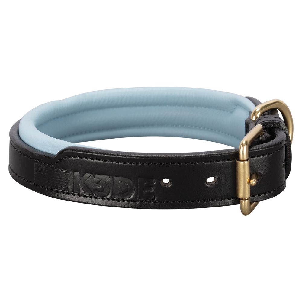 K3DE Padded Leather Dog Collar