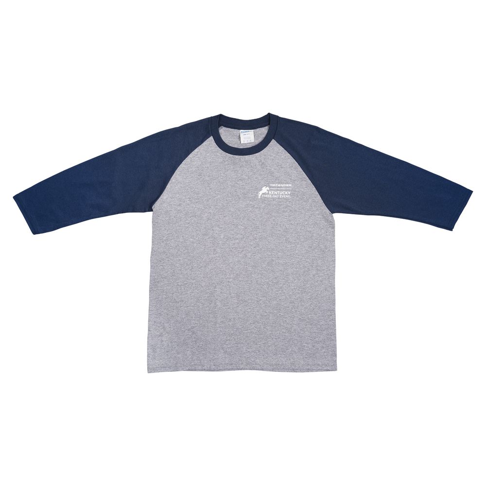 K3DE Defender Youth Raglan 3/4 Sleeve Baseball Shirt