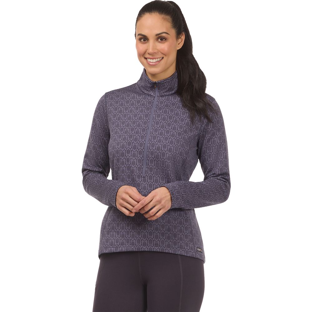 KerritsJ Ladies Fleece Half Zip Snaffle Links Top