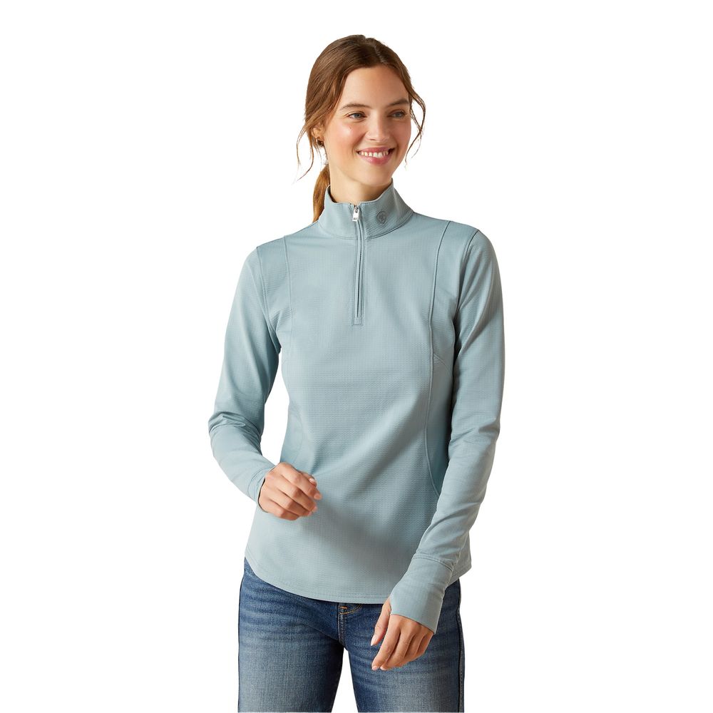 Ariat® Ladies Gridwork 2.0 Quarter Zip Baselayer