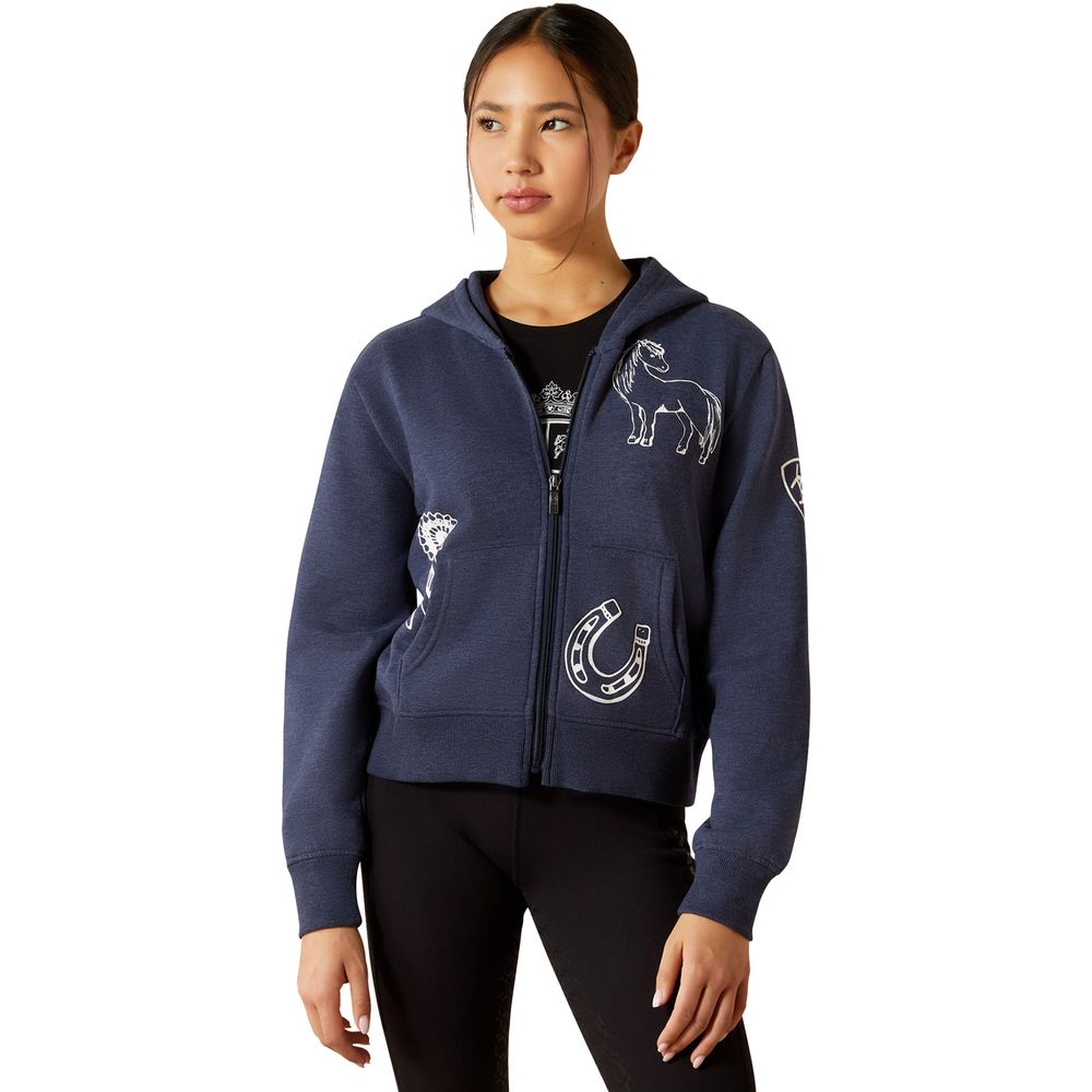 Ariat® Kids Spiffy Full Zip Sweatshirt