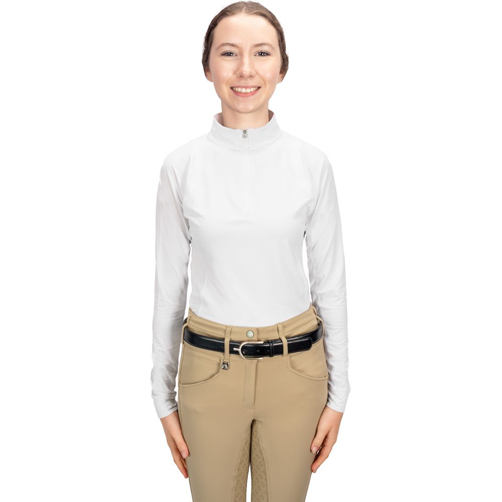 Romfh Ladies Quarter Zip Long Sleeve Sun Shirt