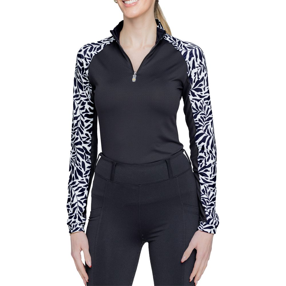 Kastel Denmark Ladies Climbing Vine Raglan 1/4 Zip Long Sleeve Sun Shirt