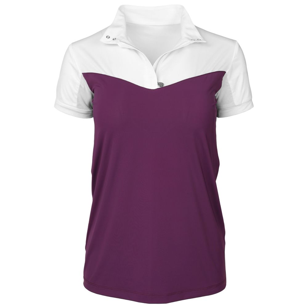 Dapplebay Ladies 1/4 Zip Short Sleeve Lady Show Top