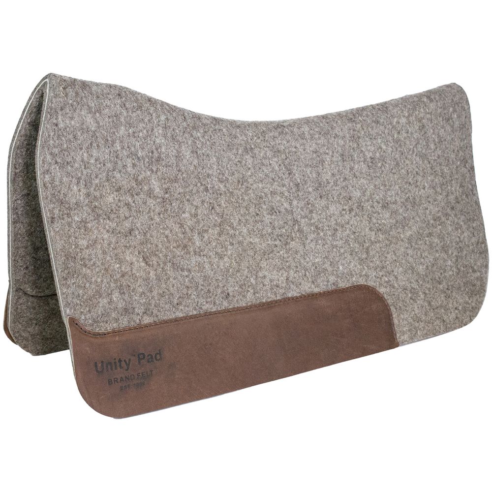Unity™ Pad One Piece Western Felt Saddle Pad with Leg Cutout