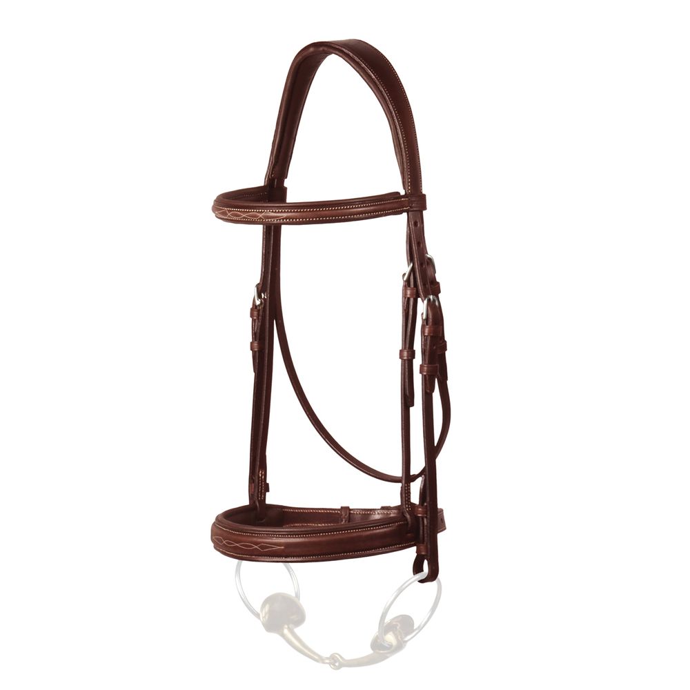 Stubben Fancy Sticthed Hunter Snaffle Bridle