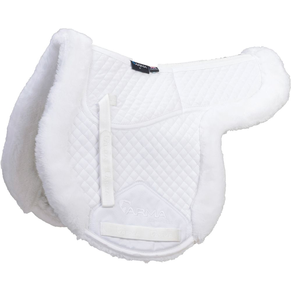 Shires ARMA SupaFleec Rimmed Shaped Pad with Corrective Shims