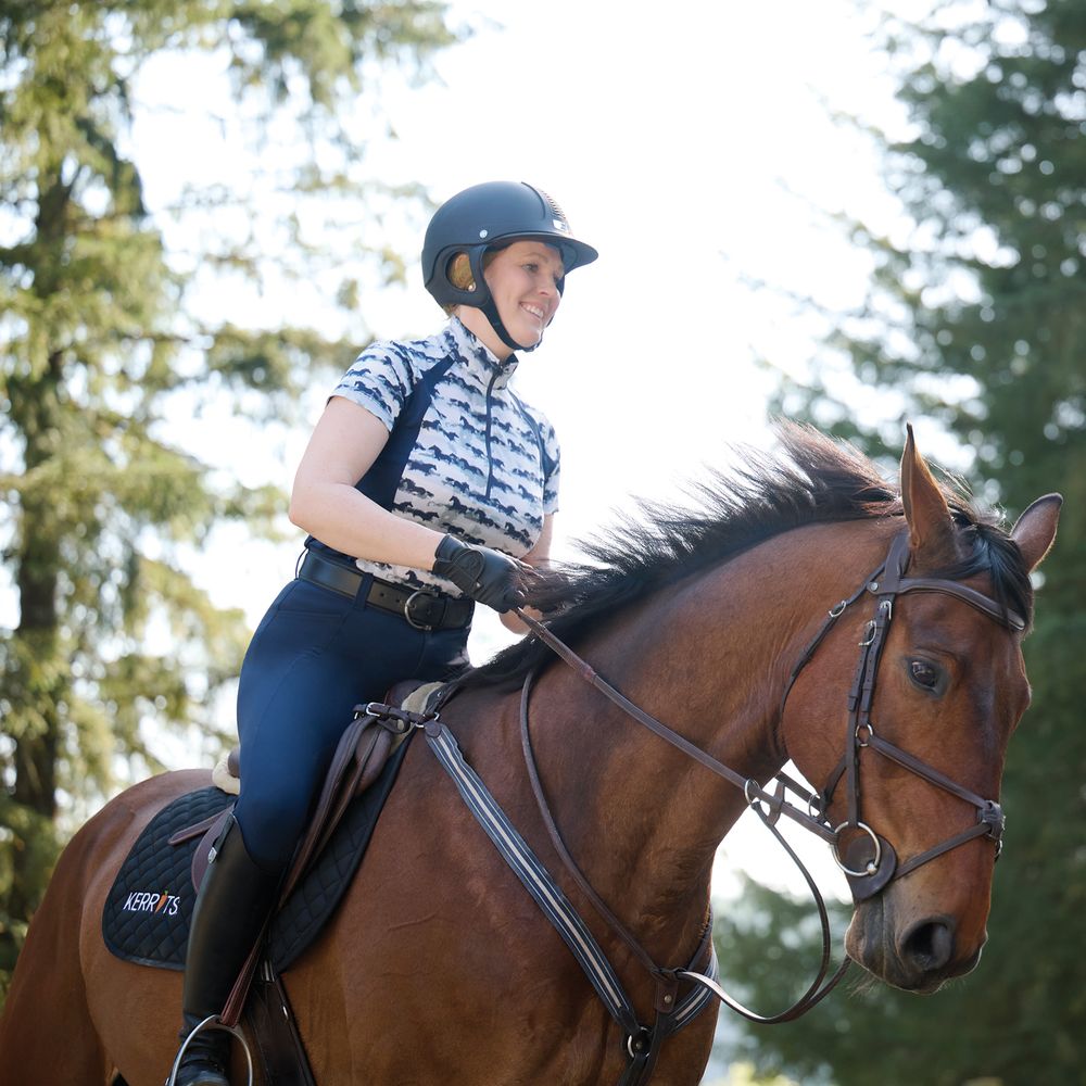 Kerrits Ladies EquiBreeze Ice Fil Printed Short Sleeve Shirt