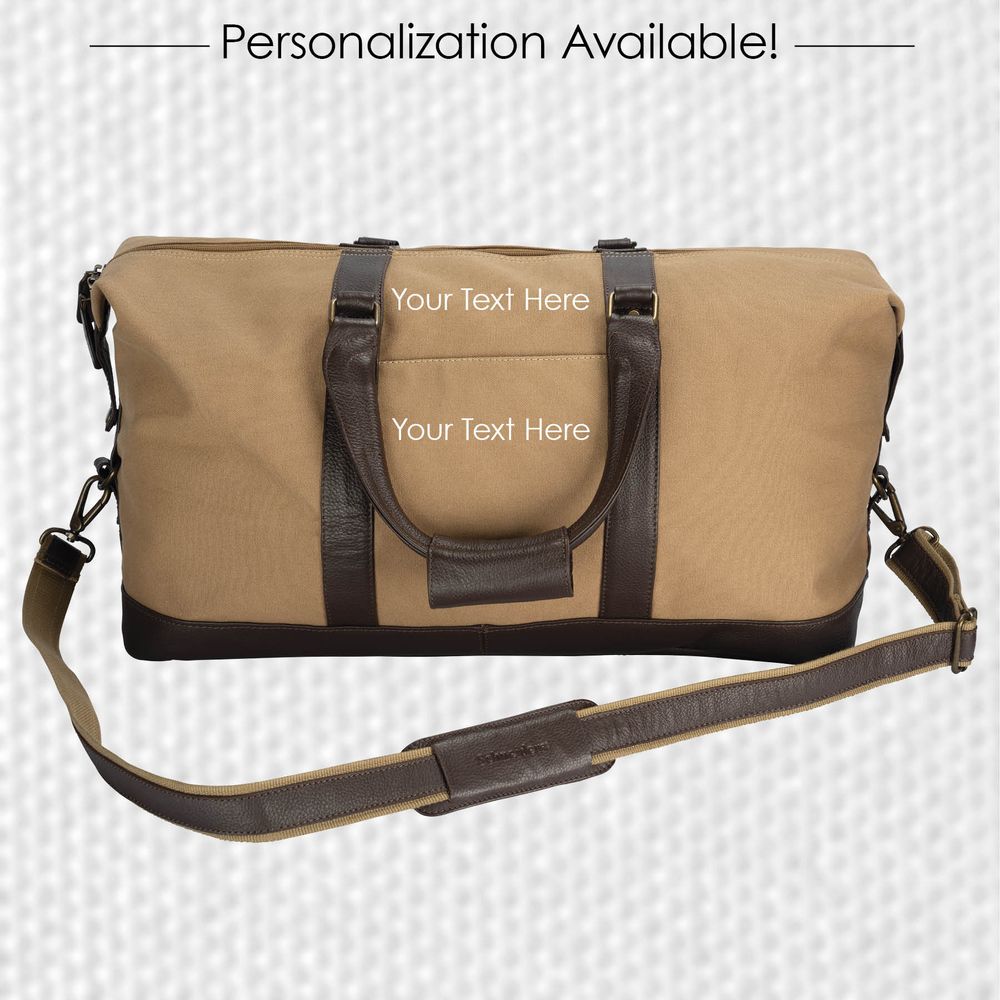 Canvas Bag Embroidery - Small 1 Line - Top Center