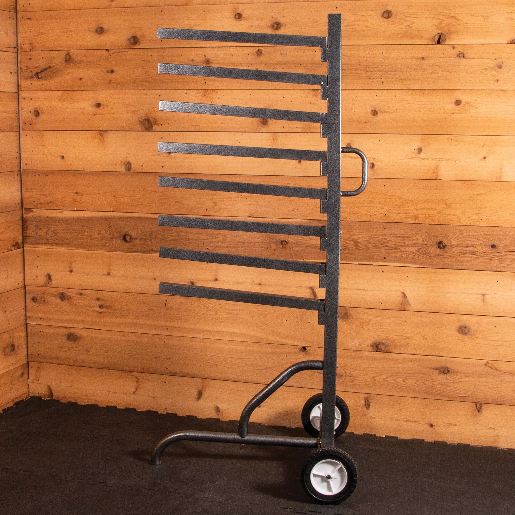 Easy-Up® Pro 8 Tier Pad Rack on Wheels | Schneiders