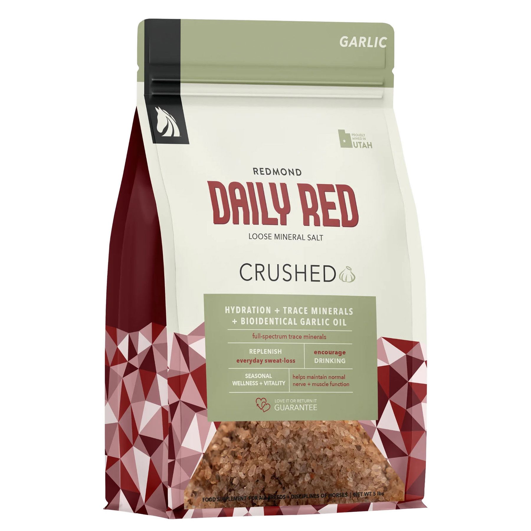 Redmond Rock Crushed Garlic 5lb Bag Schneiders