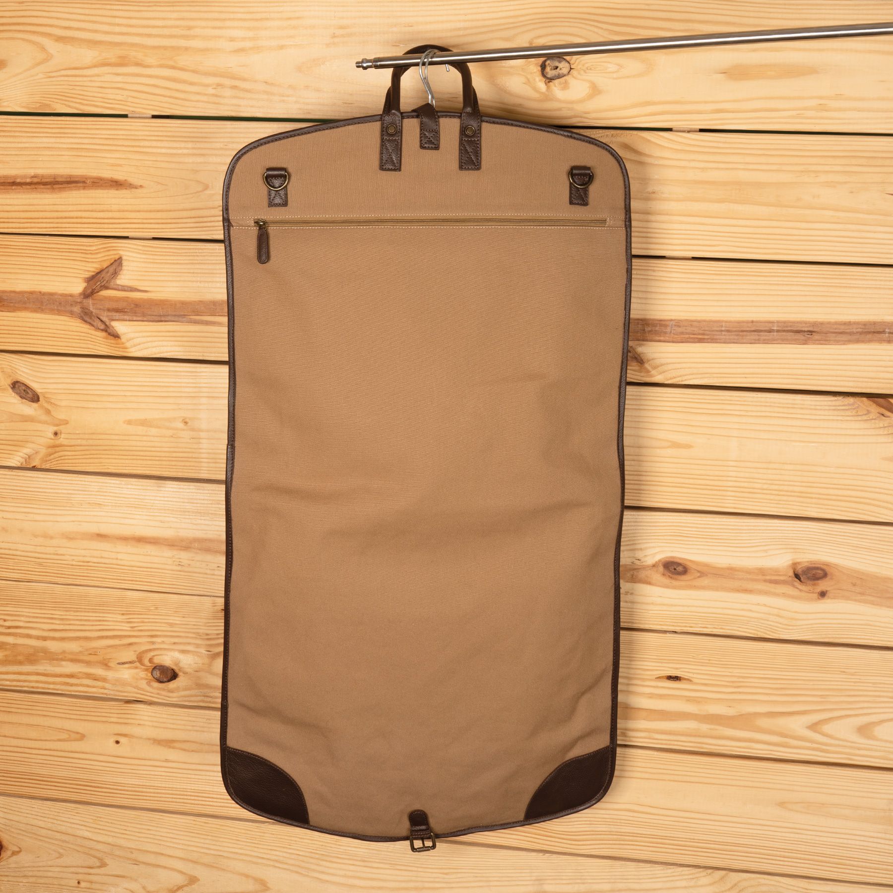 Schneiders® Heritage Canvas and Leather Garment Bag | Schneiders