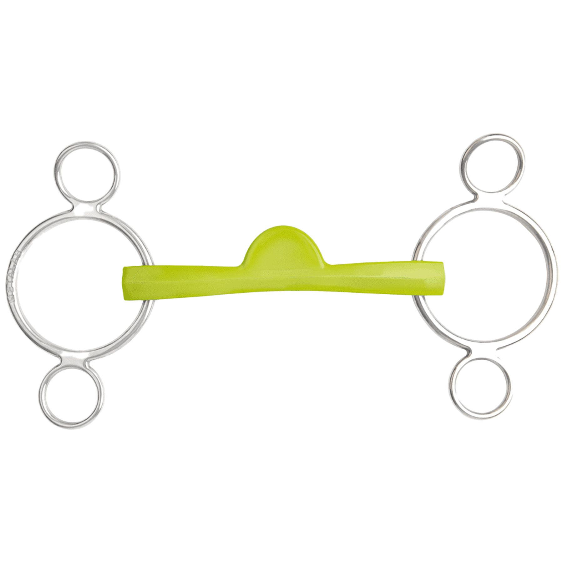 Metalab® Flexi 3-Ring Soft Ported Mullen Continental Gag Bit | Schneiders